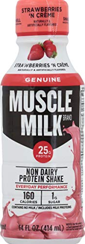 Muscle Milk, Strawberries 'N Creme, 14 Oz