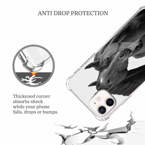 Coque iPhone 12 cheval antichoc pour éviter les rayures