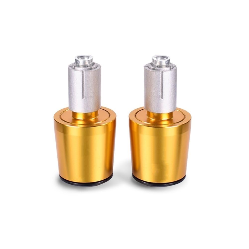 Embout de Guidon Bouchons pour Guidon De Moto Accessoires pour Y-amaha Tricity 125 155 300 2020 2021 (Couleur : Or)