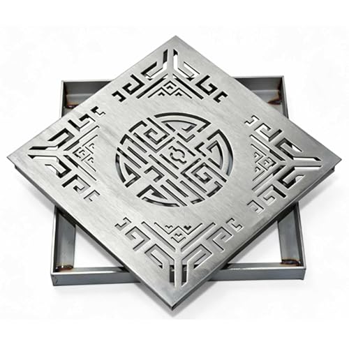 Grille de vidange durable à drainage rapide pour évacuation des eaux pluviales