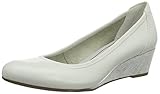 Laufsohle: Synthetik Tamaris Damen 22301 Pumps, Weiß (White Comb 197), 40 EU