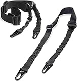 Rifle Sling, [Adjustable] [Quick Detach] SUPBEC 2 Point Sling with Metal Hook for Outdoors, Black, 1...