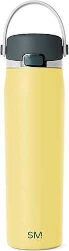 Miniatura 27 de Simple Modern Mesa Sport - Botella de agua con tapa de pico cubierta | Botella de acero inoxidable aislada de 24 onzas apta para portavasos, para