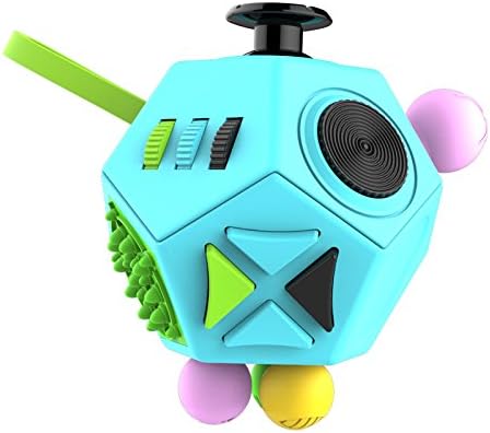 Amazon Dodtazz フィジェットキューブ ストレス解消 グッズ おもちゃ 握る 無限プチプチ ボタン スイッチ 暇つぶし フィジェットキューブ おもちゃ