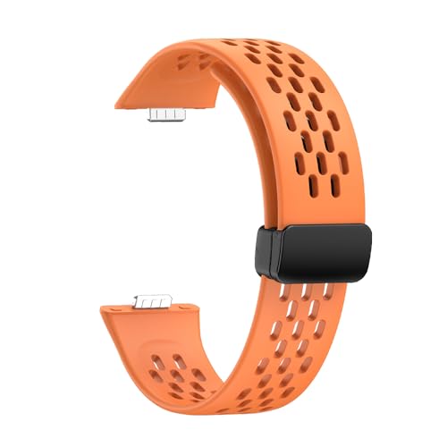 Bracelet Huawei Watch Fit 3 orange : résout le problème des fermoirs qui s'ouvrent