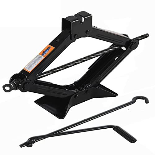 Scissor Jack For Car-2.0Ton(44009Lbs) 丨Car Jack Kit-Tire Jack丨Portable,丨Deal For Suv And Auto-With Crank Handle丨Heavy Duty Material,Black #TOP21