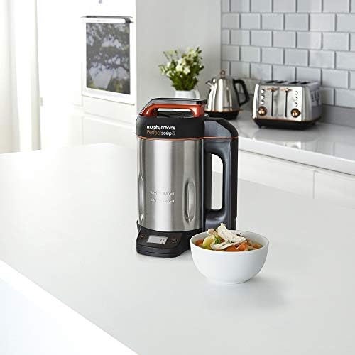 Morphy Richards 501025 Soup Maker Integrated Weighing Scales, soupmaker, Stainless Steel