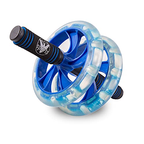 V-Act Sports AB Roller Wheel Exercise Equipment, Pro Kit with Knee Mattress, Sturdy Equipment for Core Workout, Men Women Abdominal Exercise Carver and Muscle Toner, Perfect For Home Gym