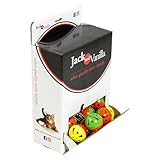 JACK AND VANILLA, Sonajero Bola para Gatos con Estrellas Coloridas, Juguete Estimulante de Materiales No Tóxicos, Diseño Atractivo, Talla 4 cm, Color Surtido, Modelo Cat Toys