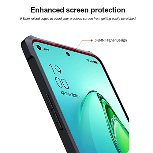 Image of RIGGEAR Xundd Oppo Reno 8 Pro 5G Back Cover Case For Mobile (Armor|Clear Pattern Pc And Tpu)
