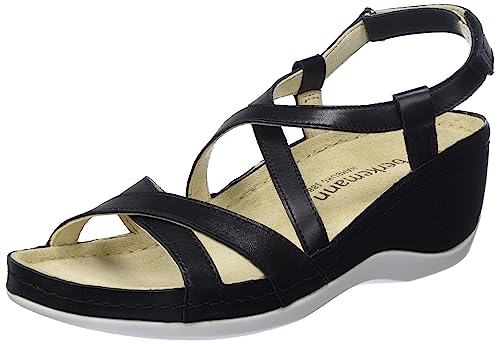 Preisvergleich Produktbild Berkemann Damen Coletta Keilsandale, schwarz, 39.5 EU