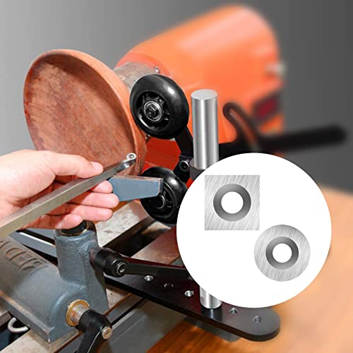 8Pcs Tungsten Carbide Cutters Inserts Set for Wood Lathe Turning Tools, (11mm Square + 12mm Round + 8.9mm Round + 30x10mm Diamond) with 4 Screws 5 8Pcs Tungsten Carbide Cutters Inserts Set for Wood Lathe Turning Tools, (11mm Square + 12mm Round + 8.9mm Round + 30x10mm Diamond) with 4 Screws - Image 5