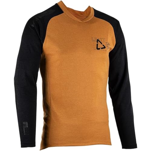 Maillot MTB AllMtn 5.0 orange en taille M pour le vélo tout-terrain
