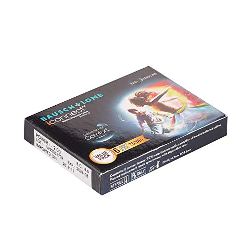 Bausch + Lomb Iconnect Monthly Disposable Contact Lens (6 Lens Pack -2.00) - Image 4