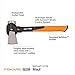 Fiskars Pro IsoCore Maul - 2.5-Pound Wood Splitter for Small Size Logs and Kindling with Shock-Absorbing Handle - Black/Orange