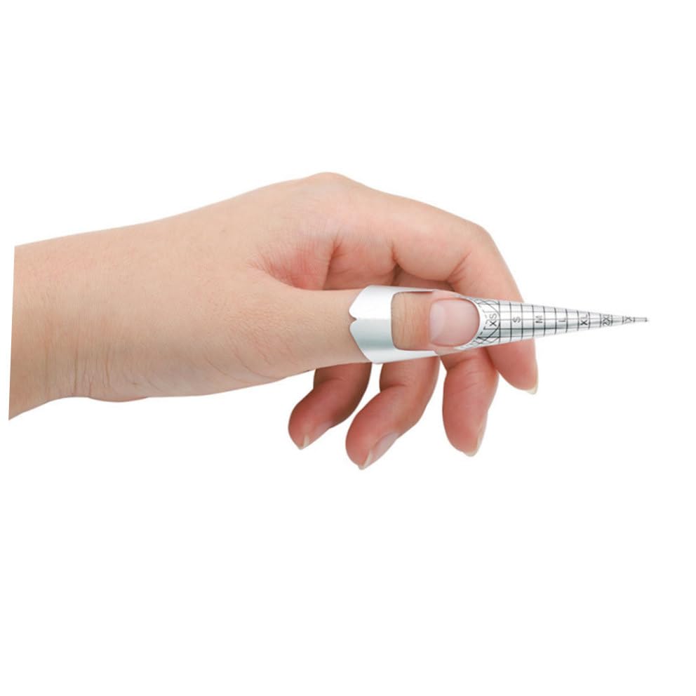 Chablons guide extension ongles professionnels pour pose gel et nail art de précision