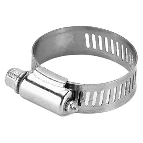 Gear Hose Clamps, Pipe Clamp with Oil Proof Stainless Steel Hose Clamp, Adjustable Water Pipe Clamp, Water Pipe Fastener Heavy Duty Hose Clamps for Hoses Pipes Cables Fixing