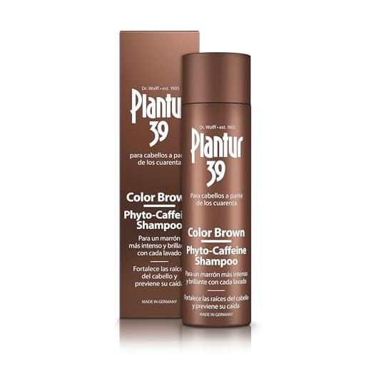 Plantur 39 Colour Phyto Caffeine Shampoo 250 ml I Champú Anticaida Mujer | Oculta Raíces del Pelo y Reduce la Caida del Cabello Mujer
