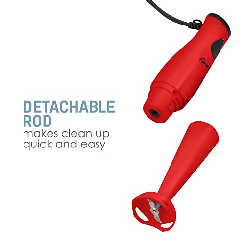 Elite Gourmet EHB-2425R Electric Immersion, Mixer, Chopper, 1-Touch Control Hand Blender thumb #1