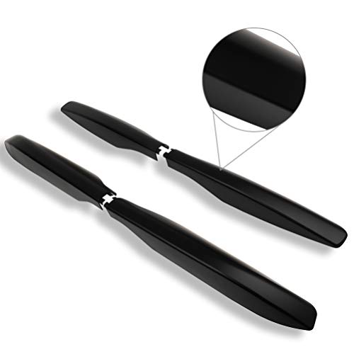 Roadfar 4Pcs Black Roof Rails Rack End Cap Cover Shell Fit For Toyota Land Cruiser Fj120 2003-2009 #TOP1