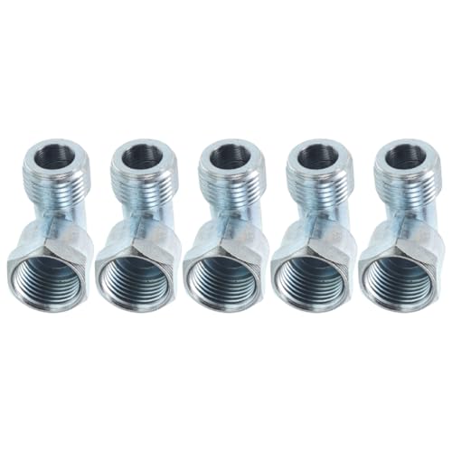 BEBEMOKO 5pcs Gas Stove Connector Flexible Internal Thread Copper Hose Adapter for Kitchen Gas Hoses Secure Versatile Fitting for Various Appliances