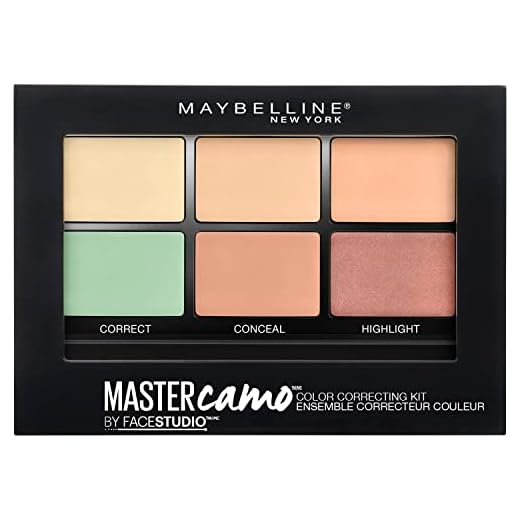 Maybelline New York Master Camo, Kit Corrector Imperfecciones, Tono 01 Light