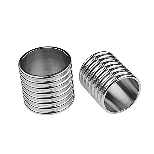 コックリング ステンレス ペニスリング 男性用 アダルト用リング おしゃれなこっくりんぐ 防水 アダルトグッズ S+L - 画像1