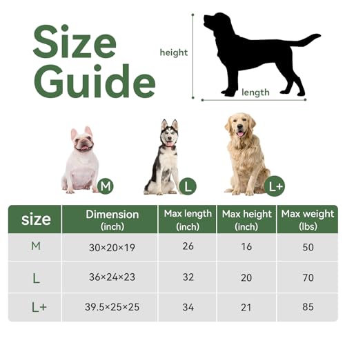 A4Pet-Portable-Dog-Crate-Travel-Dog-Crate-Lightweight-Durable-and-Foldable-Dog-Crate-with-3-Door-Adjustable-Stainless-Steel-Frame-Soft-Sided-Collapsible-Dog-Kennel-Medium-Large-Dog-Crate A4Pet Portable Dog Crate Travel Dog Crate Lightweight Durable and Foldable Dog Crate with 3 Door Adjustable Stainless Steel Frame Soft Sided Collapsible Dog Kennel Medium Large Dog Crate