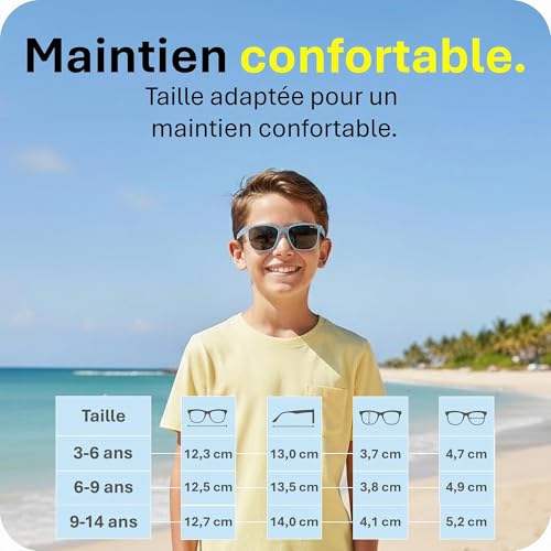 Mausito Lunettes de soleil enfant (3-6 ans) | Flexibles avec UV400 – vue 5