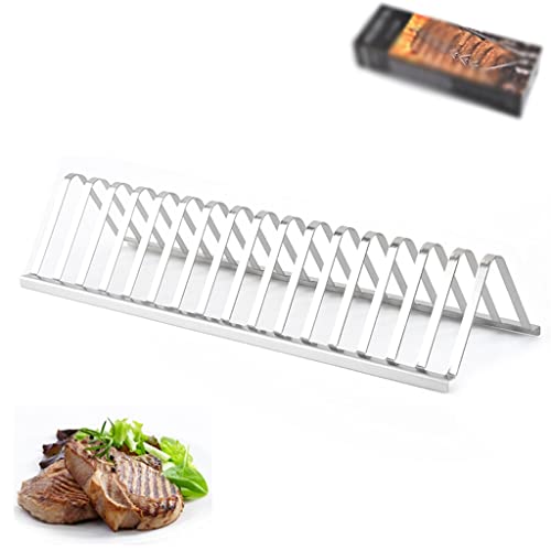 Parrilla de barbacoa de acero inoxidable portátil para jardín y pícnic 5