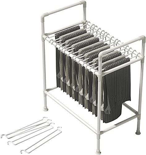 Portant à pantalons coulissant style tiroir pour optimiser un rangement de placard extensible