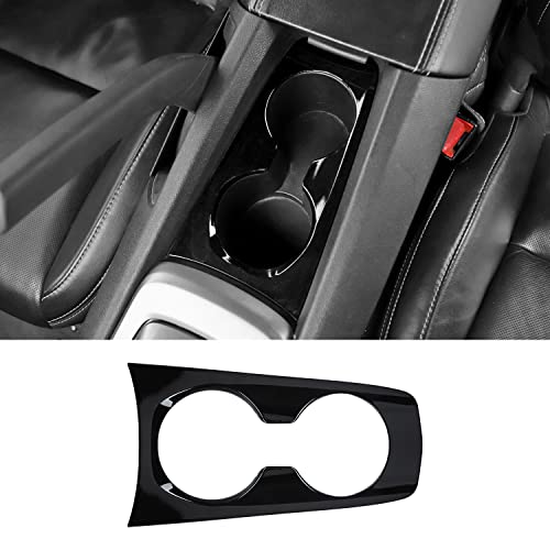 Panneau porte-gobelet de console Chevrolet Camaro anti-rayures insert noir