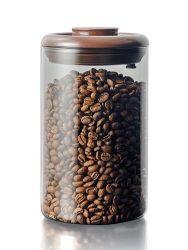 Coffee Canister with Air-Tight Seal and CO₂ Valve