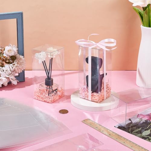 Boîtes cadeaux pour biscuits et chocolat en plastique transparent rigide - 4