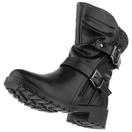 Lilley Minnie Womens Black Heeled Calf Boot - Size 3 UK - Black - Image 6