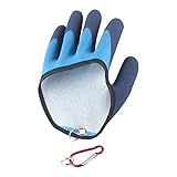 Fischhandschuhe für Herren, rutschfeste Handschuhe für Krabben, wasserdichte Handschuhe mit Magnethaken, für Herren und Damen, PE-Drahtgewebe, Bergnebel, Fische, Handschuhe