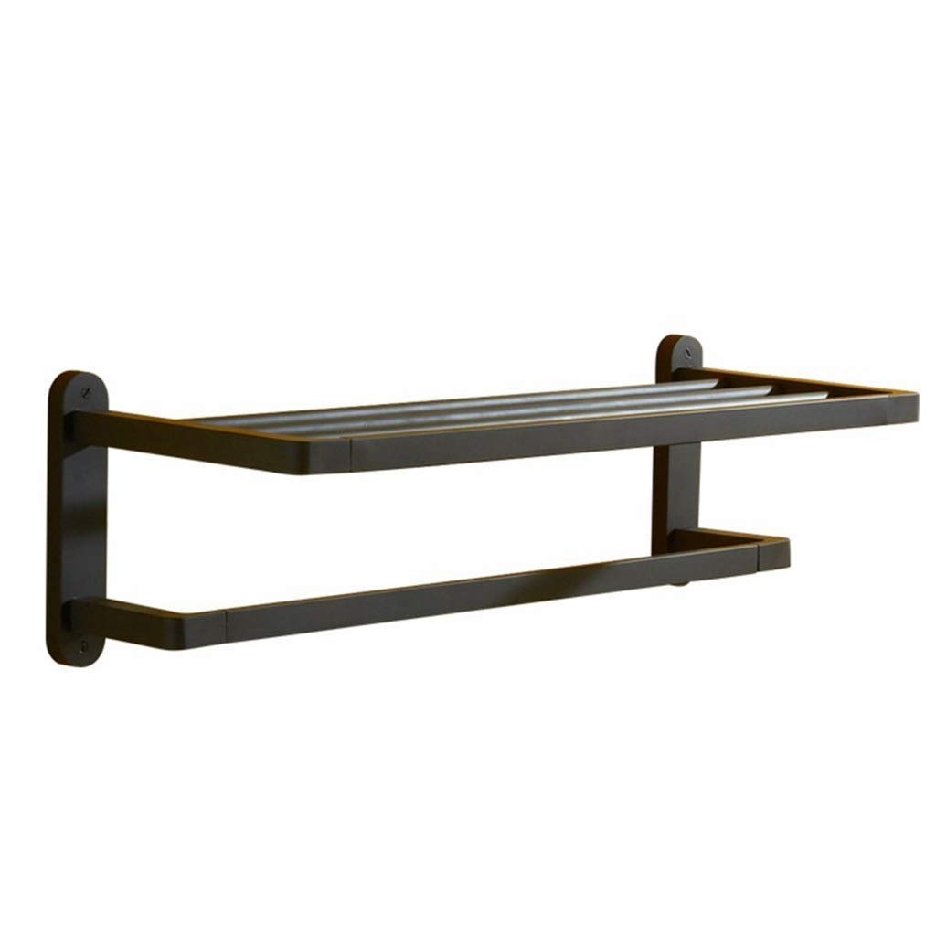 Toallero de baño doble de acero inoxidable antioxidante para almacenamiento en pared