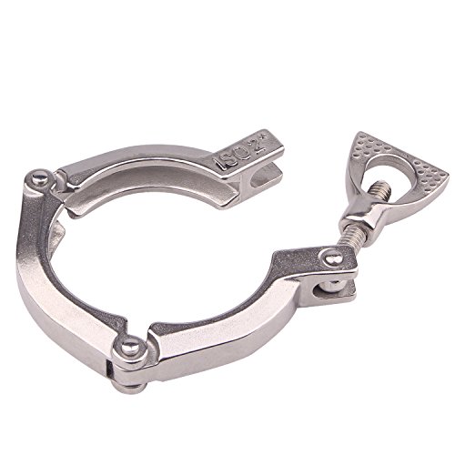 Image of DERNORD 2 Inch Three Segment Sanitary Clamp Stainless Steel 304 Tri Clamp Clover ((Tri clamp:2 Inch))