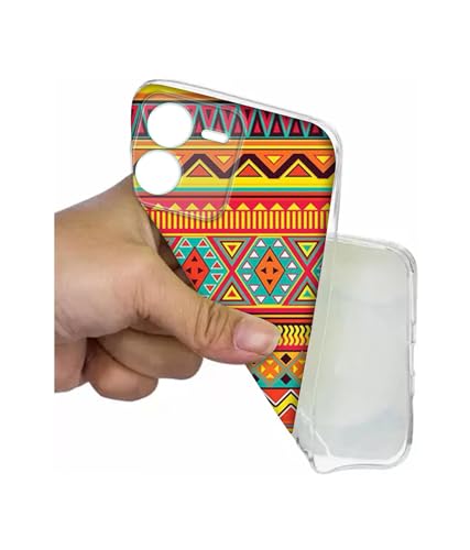 Image of Artistic Rangoli Design Printed Silicon Soft TPU Back Case Cover for iQOO Z9 5G