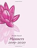 pretty sweet intro  Pretty Sweet Planners 2019-2020 : planner weekly and monthly 2 year: Calendar Schedule : academic daily agenda book , waterlilies Cover Oct 2019 -Dec 2020