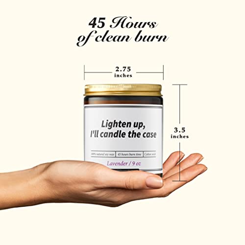 Funny Candle For Lawyers - Lavender Soy Candle ; Lawyer Gifts For Women Men, Funny Law School Gifts, Law School Graduation Presents For Future Lawyers Judge - Law Students Gag Attorney Gift Ideas #TOP4