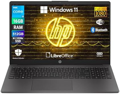 HP G10, Computer Portatile Notebook, Intel i5-1334u 10 Core Fino a 4.60 Ghz, Display 15.6 FHD, Ram 32GB, SSD 1000GB, Windows 11 Doking station 10 in 1 Garanzia 24 mesi MS Office