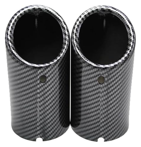 BMW F30 F32 3 Series GT Tailpipe Tips 70mm Carbon Fiber 2Pcs