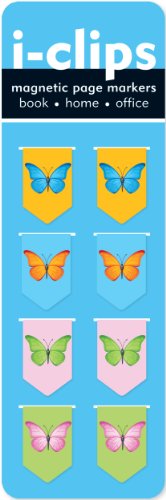 Preisvergleich Produktbild Iclip Magnetic Bookmark Butterflies