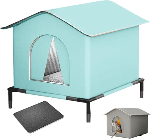 Niche d'extérieur pour chat : l'abri surélevé imperméable qui prend soin de lui - 2