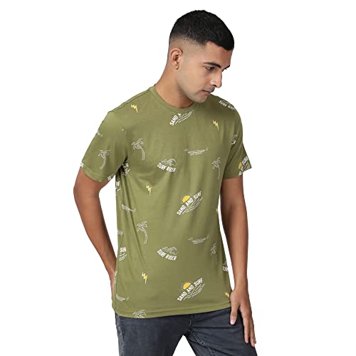 Image of Lee Men's Solid Regular Fit Tshirts