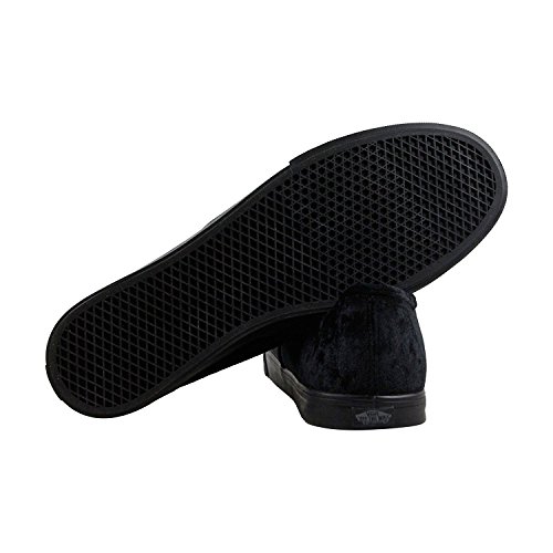 Vans Vans Authentic Lo Pro Velvet Skate Shoes (Black Velvet, 5 M US Women/3.5 M US Men)