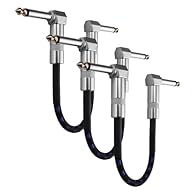 Superior noise rejection and clarity: Engineered for the professional musician, these patch cables feature ultra-low capacitance and double shielding to aggressively reject electromagnetic interference, ensures a pristine, noise-free signal path, pre...