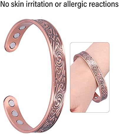 Powerful Magnetic Bracelet for Arthritis Relief and Weight Loss - Ideal for Men and Women, Featuring 6 Magnets for Effective Joint Pain Relief 5 41dJwUiuJ8S. AC