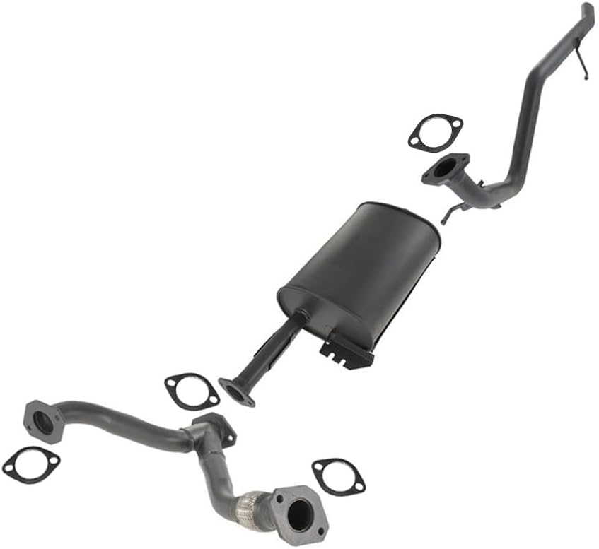 Northeastern Exhaust | Stainless Steel Y-Pipe, Muffler & Tail-Pipe Exhaust System Kit Compatible for Honda Passport 1998-2002 3.2L | Federal Emissions | Free Gaskets Included